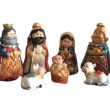 Maxbell Maxbell 9 Pieces Christmas Nativity Set Resin Crafts Decorations Collection Gifts