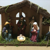 Maxbell Maxbell Nativity Jesus Manger Holy Family Nativity Scene Figurines for Decoration