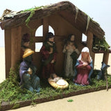 Maxbell Maxbell Nativity Jesus Manger Holy Family Nativity Scene Figurines for Decoration
