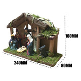 Maxbell Maxbell Nativity Jesus Manger Holy Family Nativity Scene Figurines for Decoration
