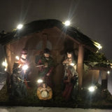 Maxbell Maxbell Nativity Jesus Manger Holy Family Nativity Scene Figurines for Decoration
