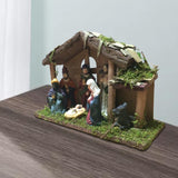 Maxbell Maxbell Nativity Jesus Manger Holy Family Nativity Scene Figurines for Decoration