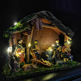 Maxbell Maxbell Nativity Manger Figurine Statue Resin Gifts Crafts for Home Decor Church