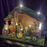 Maxbell Maxbell Nativity Manger Figurine Statue Resin Gifts Crafts for Home Decor Church