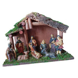 Maxbell Maxbell Nativity Manger Figurine Statue Resin Gifts Crafts for Home Decor Church