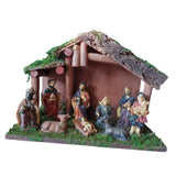 Maxbell Maxbell Nativity Manger Figurine Statue Resin Gifts Crafts for Home Decor Church