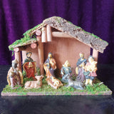 Maxbell Maxbell Nativity Manger Figurine Statue Resin Gifts Crafts for Home Decor Church
