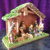 Maxbell Maxbell Nativity Manger Figurine Statue Resin Gifts Crafts for Home Decor Church