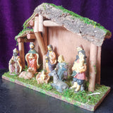 Maxbell Maxbell Nativity Manger Figurine Statue Resin Gifts Crafts for Home Decor Church