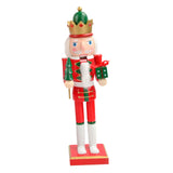Maxbell Wooden Nutcracker Soldier Doll Figure Puppet Toy for Desktop Decor Gifts Style B