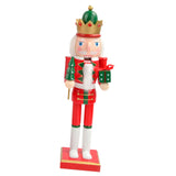 Maxbell Wooden Nutcracker Soldier Doll Figure Puppet Toy for Desktop Decor Gifts Style B