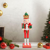 Maxbell Wooden Nutcracker Soldier Doll Figure Puppet Toy for Desktop Decor Gifts Style B