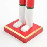 Maxbell Wooden Nutcracker Soldier Doll Figure Puppet Toy for Desktop Decor Gifts Style B