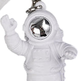 Maxbell 3Pcs Astronaut Keyring Bag Hanging Ornament Pendant Cartoon Wallet Decor Argent