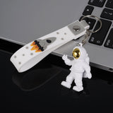 Maxbell 3Pcs Astronaut Keyring Bag Hanging Ornament Pendant Cartoon Wallet Decor Aureate