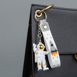 Maxbell 3Pcs Astronaut Keyring Bag Hanging Ornament Pendant Cartoon Wallet Decor Aureate