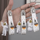 Maxbell 3Pcs Astronaut Keyring Bag Hanging Ornament Pendant Cartoon Wallet Decor Aureate
