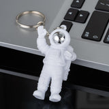 Maxbell 3x Astronaut Key Chain Car Key Holder Backpack Accessories Pendant Gifts Argent