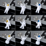 Maxbell 3x Astronaut Key Chain Car Key Holder Backpack Accessories Pendant Gifts Argent