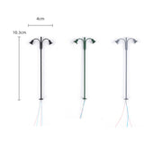 Maxbell 1:87 Miniature Street Light Model Micro Landscape Fairy Garden Accessories Grey