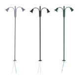Maxbell 1:87 Miniature Street Light Model Micro Landscape Fairy Garden Accessories Grey