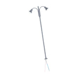 Maxbell 1:87 Miniature Street Light Model Micro Landscape Fairy Garden Accessories Grey