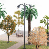 Maxbell 1:87 Miniature Street Light Model Micro Landscape Fairy Garden Accessories Black