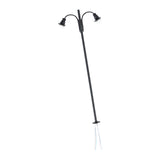 Maxbell 1:87 Miniature Street Light Model Micro Landscape Fairy Garden Accessories Black