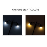 Maxbell 1:87 Miniature Street Light Model Micro Landscape Fairy Garden Accessories Green