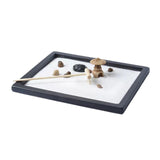 Maxbell Mini Desk Decoration Meditation Desktop Sandbox Miniatures for Table Hotel