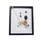 Maxbell Mini Desk Decoration Meditation Desktop Sandbox Miniatures for Table Hotel