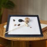 Maxbell Mini Desk Decoration Meditation Desktop Sandbox Miniatures for Table Hotel