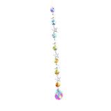 Maxbell Crystal Hanging Prisms Pendant with Chain Ornaments Sturdy Colorful Delicate A