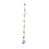 Maxbell Crystal Hanging Prisms Pendant with Chain Ornaments Sturdy Colorful Delicate A
