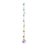 Maxbell Crystal Hanging Prisms Pendant with Chain Ornaments Sturdy Colorful Delicate A