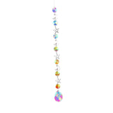 Maxbell Crystal Hanging Prisms Pendant with Chain Ornaments Sturdy Colorful Delicate A