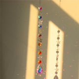 Maxbell Crystal Hanging Prisms Pendant with Chain Ornaments Sturdy Colorful Delicate A