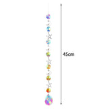 Maxbell Crystal Hanging Prisms Pendant with Chain Ornaments Sturdy Colorful Delicate A