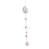 Maxbell Crystal Hanging Prisms Pendant with Chain Ornaments Sturdy Colorful Delicate B