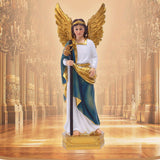 Maxbell Resin Angel Statue Virgin Mary Statue Crafts Religious for Desktop Decor