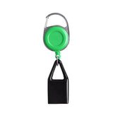 Maxbell Retractable Belt Keychain Holder Sleeve for Camping Events Green