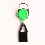 Maxbell Retractable Belt Keychain Holder Sleeve for Camping Events Green