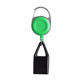 Maxbell Retractable Belt Keychain Holder Sleeve for Camping Events Green