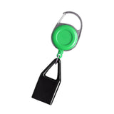 Maxbell Retractable Belt Keychain Holder Sleeve for Camping Events Green