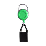 Maxbell Retractable Belt Keychain Holder Sleeve for Camping Events Green