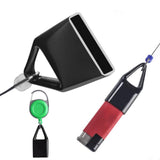 Maxbell Retractable Belt Keychain Holder Sleeve for Camping Events Green