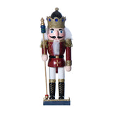 Maxbell Christmas Nutcracker Soldier Figure Puppet Toy Doll for Desktop Home Decor