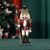 Maxbell Christmas Nutcracker Soldier Figure Puppet Toy Doll for Desktop Home Decor