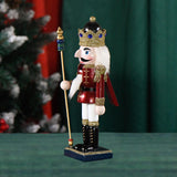 Maxbell Christmas Nutcracker Soldier Figure Puppet Toy Doll for Desktop Home Decor