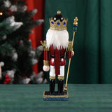 Maxbell Christmas Nutcracker Soldier Figure Puppet Toy Doll for Desktop Home Decor